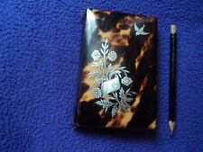 carnet de bal écaille  XIX