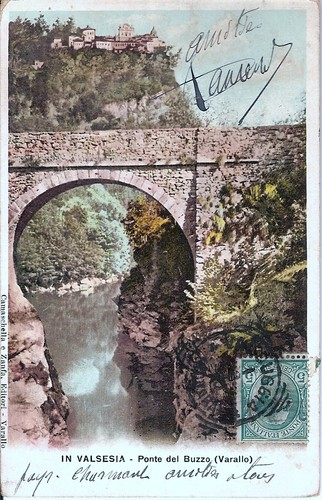Carte postale italie varallo - italie,,