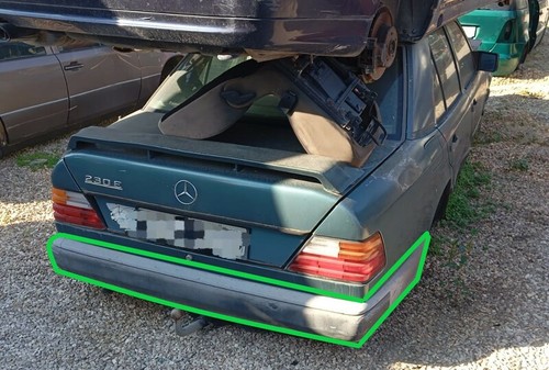 Pare choc arrière mercedes - arrière,