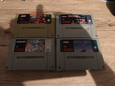 LOT 4 JEUX SUPER NINTENDO FAH ( MYSTIC QUEST, DONKEY KONG, STARWING, PRINCE )