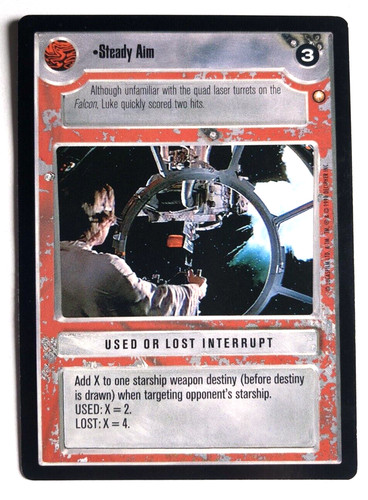 Star wars ccg steady aim - ccg,