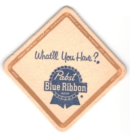 Couvercle bière pabst blue - pabst,