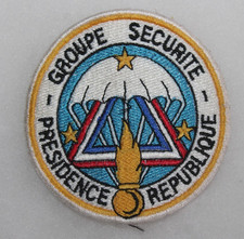 Insigne tissu groupe de sécurité présidence de la république, GSPR, collection