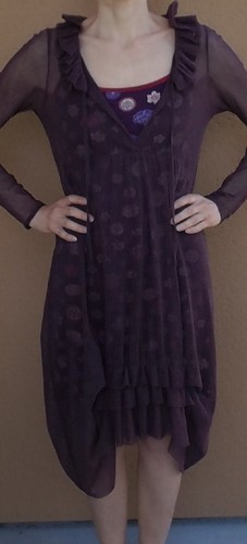 Ensemble robe été violet - , cop