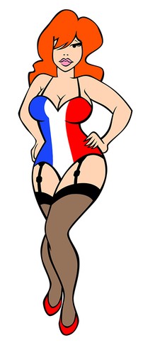 Pinup france vintage hot rod - pinup,