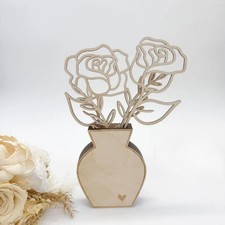 Décoration de Table En Bois