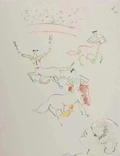 Jean cocteau lithographie - jean,