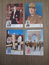 Lot 4 Cartes 1er Jour Hommage
