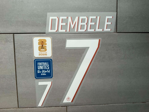 Flocage dembele maillot - dembele, #7