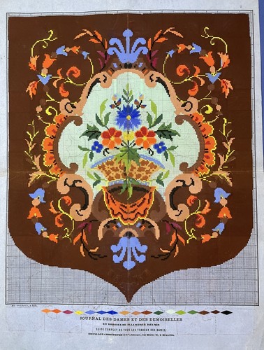 Grille broderie xixème - grille,
