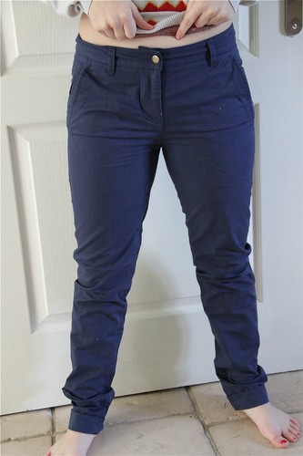 Pantalon chino bleu kanabeach - pantalon,