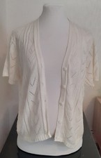 Gilet manches courtes crème