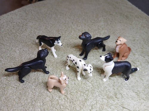 Chiens playmobil petite - chiens,