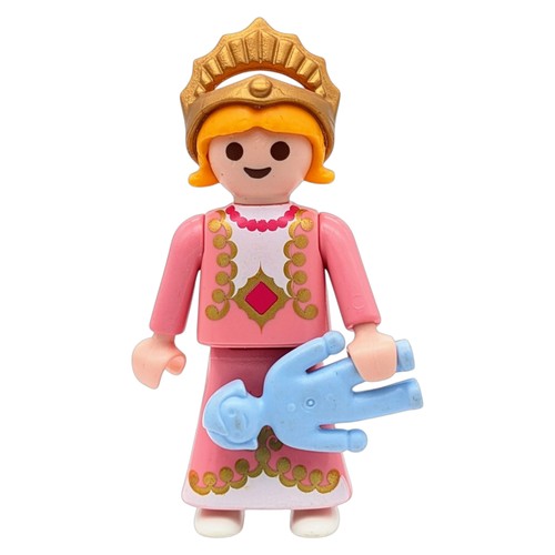 Playmobil figurine fille rose