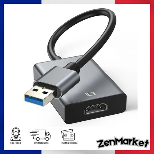 Adaptateur usb3 vers - vers, hdmi