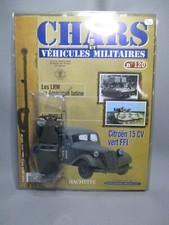 AS646 SOLIDO HACHETTE CHARS VEHICULES MILITAIRES #120 1/43 CITROEN 15 CV FFI 