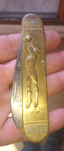 Ancien couteau pliant - ancien,