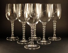 6 verres à liqueur cristal d'arques modèle épi