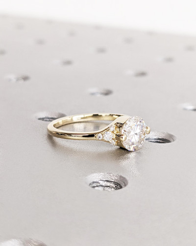 Bague solitaire nacre - solitaire,