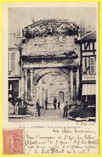 cpa 89 - AUXERRE (Yonne) Vieux PORTAIL SAINT PIERRE Maison ROJOT Tourneur bois