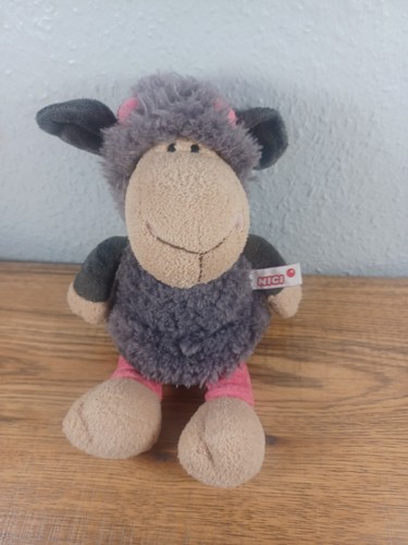 Nici peluche mouton gris - peluche,
