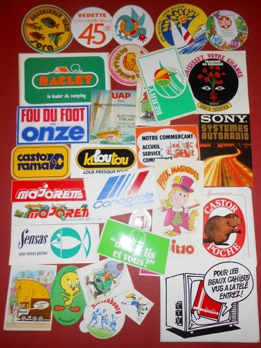 Autocollant publicitaire - ,