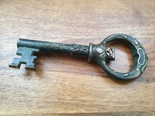 alter Zinn Messing KORKENZIEHER, Weinöffner, Kapselheber Schlüssel, BAYR Wappen