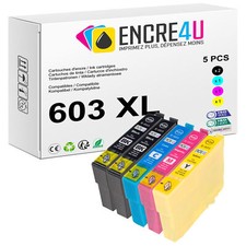 PROMO : Lot de 5 cartouches d'encre compatibles avec Epson 603 XL Etoile de Mer
