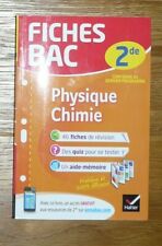 Fiches BAC Physique Chimie 2nde