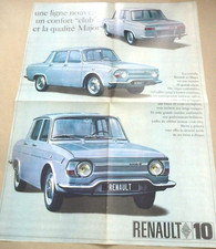 RENAULT 10 MAJOR R10 Catalogue
