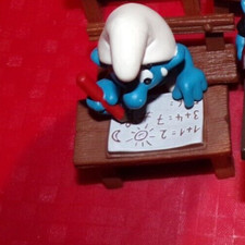  SCHTROUMPF Écolier Accessoire Banc Table 40220 smurf schlumpf