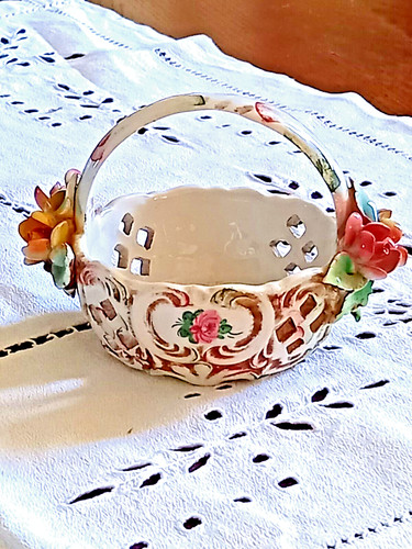 Petit panier porcelaine - panier,