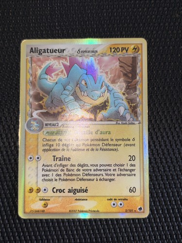 Carte pokemon aligatueur - carte,