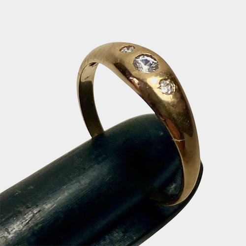 Bague anneau plaqué - bague, or