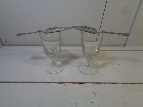 Verres anciens bistrot - verres,