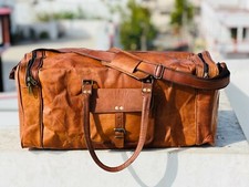 Valise Sac Week-end En Cuir