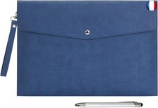 Porte-documents multifonction A4 en simili cuir - Porte-documents pour papier à 