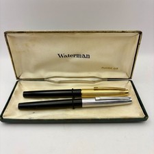 Waterman Flash - parure 2 stylo plume vintage années 1950