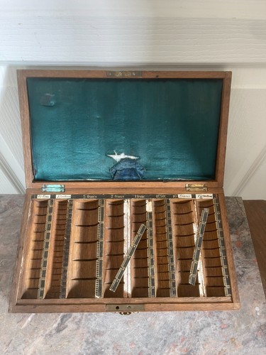 Ancien boite bois rangement - ancien,