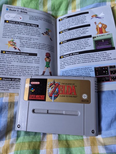 Zelda super nintendo notice - super, +