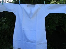 Chemise de campagne femme ou homme lin ancienne (XIXe)