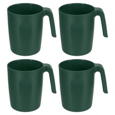 4 tasses à café plastique