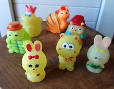 Vintage 80s 7 figurines lucioles phosphorescentes dont rares - Playskool etc C88