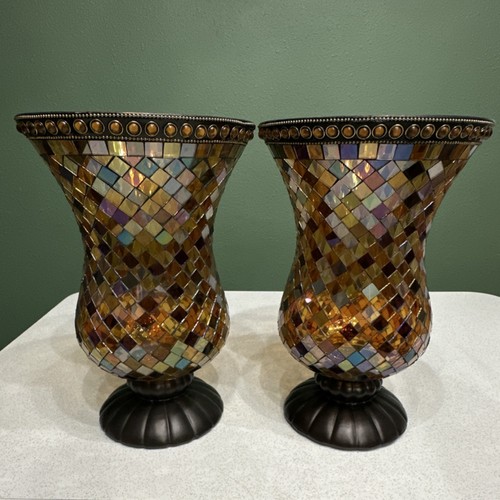 Partylite amber mosaic - partylite, glass