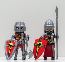 2 X Croisé Rouge Aigle C Playmobil Pour Allemand Jérusalem Crusader Custom RAR