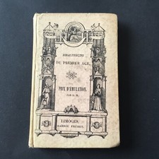 Prix D’Emulation 1845 Barbou Livre Romantique Cartonnage Décor Néogothique