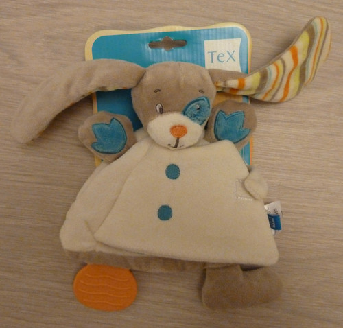 Doudou plat livre tex - plat, baby