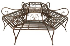 Banc À Arbre Fer Forgé