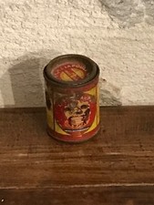 Petite boîte cylindrique publicitaire, en tôle, La Poule au Pot