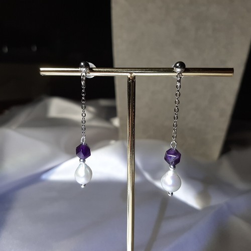 Boucles oreilles clous - clous, en